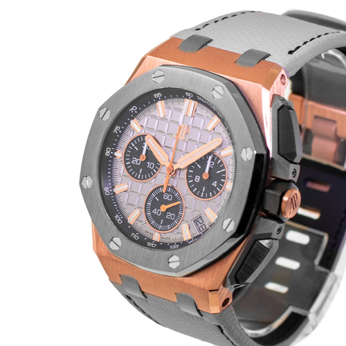 Audemars Piguet Royal Oak Offshore Rose Gold Grey 26420OI.OO.A015VE.01-Da Vinci Fine Jewelry