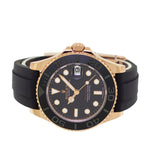 Rolex Yacht-Master 37mm Rose Gold Black Dial & Black Bezel 268655-Da Vinci Fine Jewelry