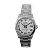 Rolex Datejust 31mm Stainless Steel White Roman Dial & Smooth Bezel 278240-Da Vinci Fine Jewelry