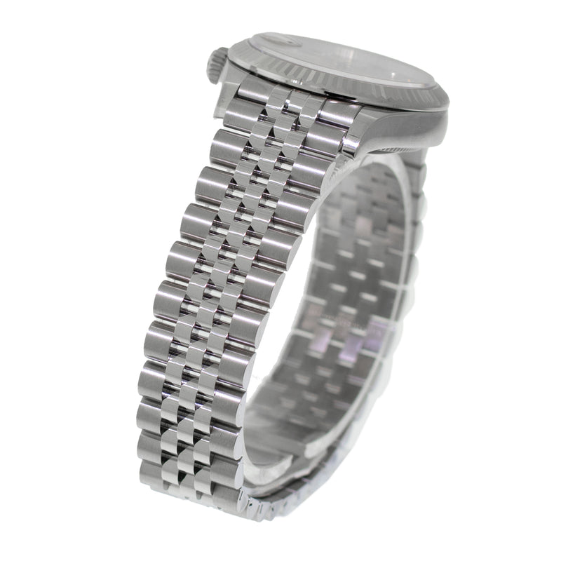 Rolex Datejust 31mm White Gold and Stainless Steel Pink Diamond Dial Fluted Bezel 278274-Da Vinci Fine Jewelry