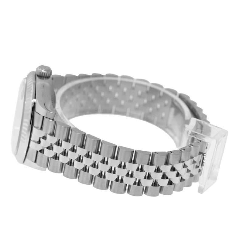 Rolex Datejust 31mm White Gold and Stainless Steel Pink Diamond Dial Fluted Bezel 278274-Da Vinci Fine Jewelry