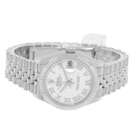 Rolex Datejust 31mm White Gold and Stainless Steel White Roman Dial Fluted Bezel 278274-Da Vinci Fine Jewelry