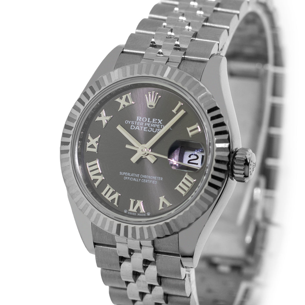 Rolex Lady-Datejust Dark Rhodium Roman Dial 279174 | Da Vinci Fine