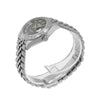 Rolex Lady-Datejust 28mm White Gold & Steel Dark Rhodium Roman Dial & Fluted Bezel 279174-Da Vinci Fine Jewelry
