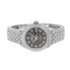 Rolex Lady-Datejust 28mm White Gold & Steel Dark Rhodium Roman Dial & Fluted Bezel 279174-Da Vinci Fine Jewelry