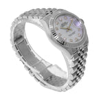 Rolex Lady-Datejust 28mm White Gold & Steel Mother of Pearl Dial & Fluted Bezel 279174-Da Vinci Fine Jewelry