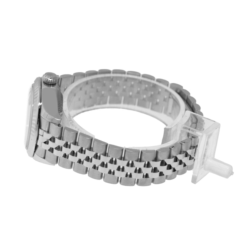 Rolex Lady-Datejust 28mm White Gold & Steel Mother of Pearl Dial & Fluted Bezel 279174-Da Vinci Fine Jewelry
