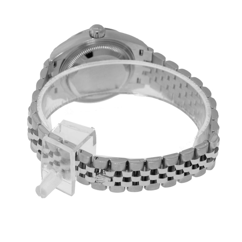 Rolex Lady-Datejust 28mm White Gold & Steel Mother of Pearl Dial & Fluted Bezel 279174-Da Vinci Fine Jewelry