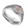 Rolex Lady-Datejust 28mm White Gold Steel Pink Roman Dial Fluted Bezel 279174-Da Vinci Fine Jewelry