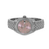 Rolex Lady-Datejust 28mm White Gold Steel Pink Roman Dial Fluted Bezel 279174-Da Vinci Fine Jewelry