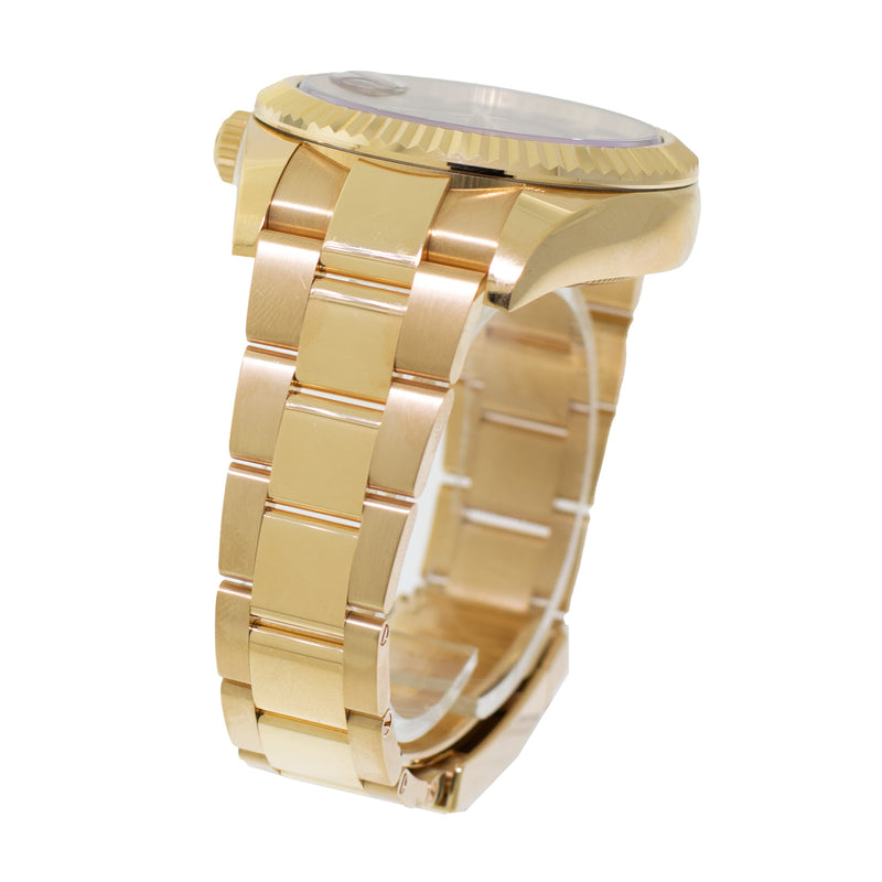 Rolex Sky-Dweller 42mm Yellow Gold Black Index Dial & Fluted Bezel 326938-Da Vinci Fine Jewelry