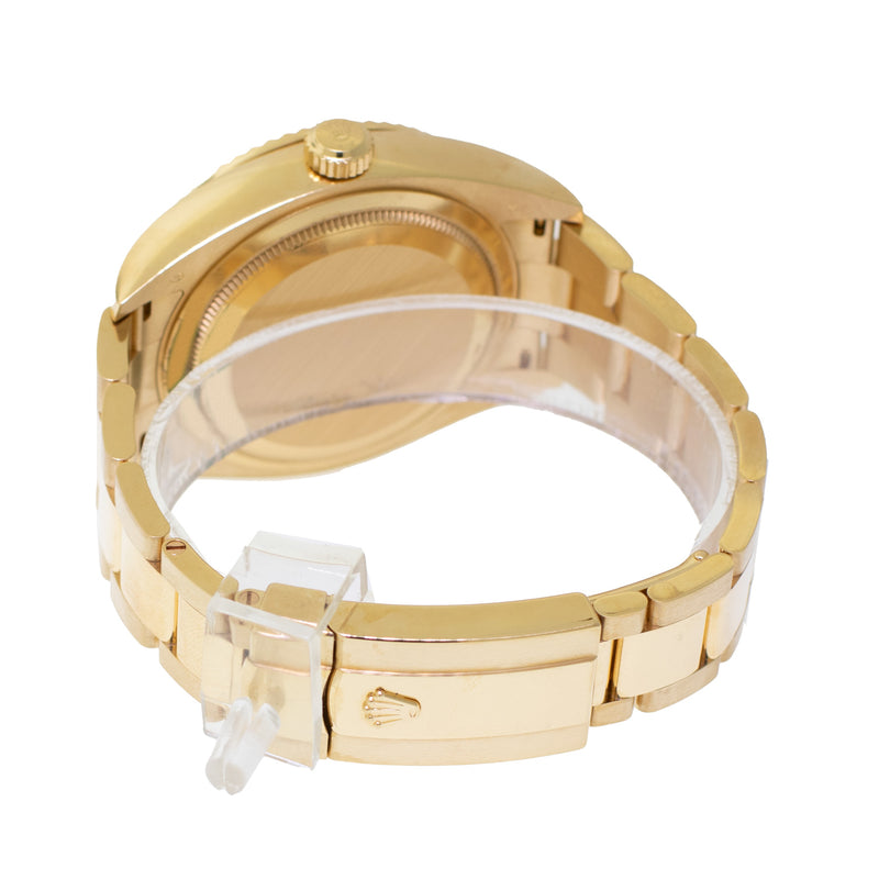 Rolex Sky-Dweller 42mm Yellow Gold Black Index Dial & Fluted Bezel 326938-Da Vinci Fine Jewelry