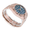 Rolex Sky-Dweller 42mm Everose Gold Blue Index Dial Fluted Bezel 336935-Da Vinci Fine Jewelry