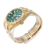 Rolex Sky-Dweller 42mm Yellow Gold Green Index Dial & Fluted Bezel 336938-Da Vinci Fine Jewelry