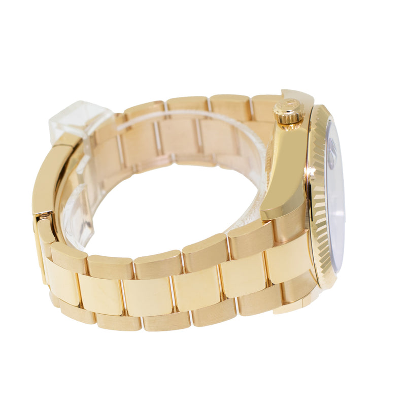 Rolex Sky-Dweller 42mm Yellow Gold Green Index Dial & Fluted Bezel 336938-Da Vinci Fine Jewelry