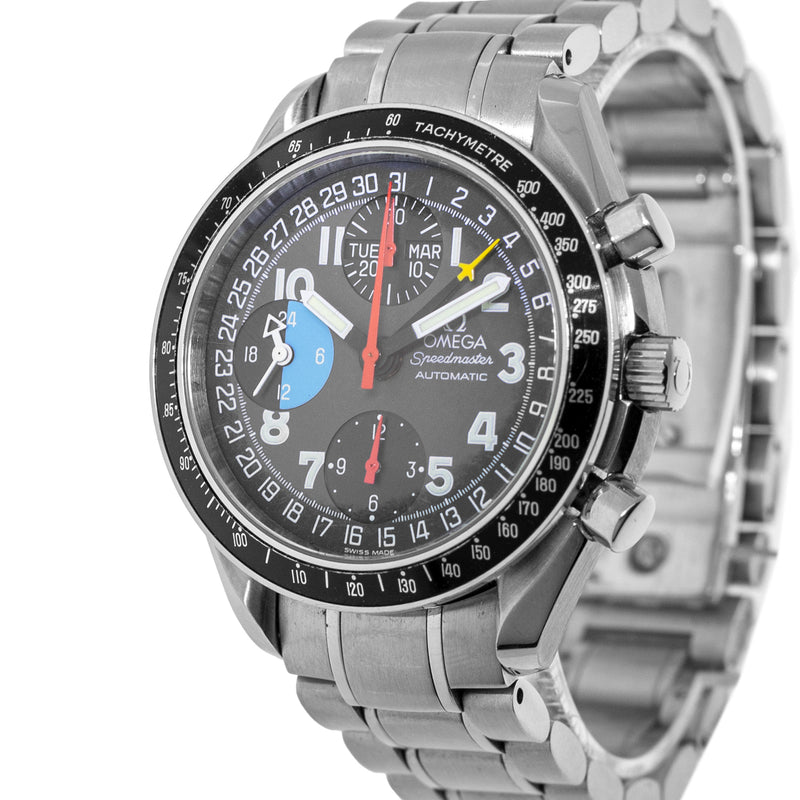 Omega Speedmaster Day Date 40mm Stainless Steel Grey Dial 3520.53.00-Da Vinci Fine Jewelry