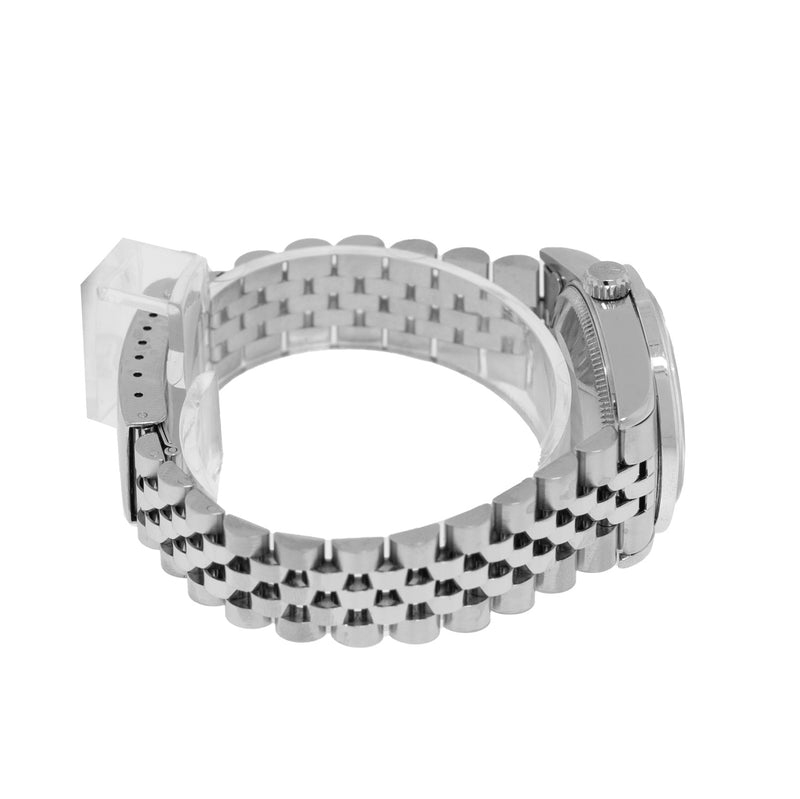Rolex Datejust 31mm Stainless Steel Pink MOP Diamond Dial & Bezel 68240-Da Vinci Fine Jewelry