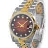 Rolex Lady-Datejust 31mm Yellow Gold Steel Vignette Diamond Dial & Fluted Bezel 68273-Da Vinci Fine Jewelry