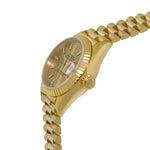 Rolex Lady-Datejust 26mm Yellow Gold Champagne Index Dial And Fluted Bezel 69178-Da Vinci Fine Jewelry