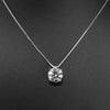 6ct Total Weight Lab Diamond Stud Earrings and Pendant Jewelry Set-Da Vinci Fine Jewelry