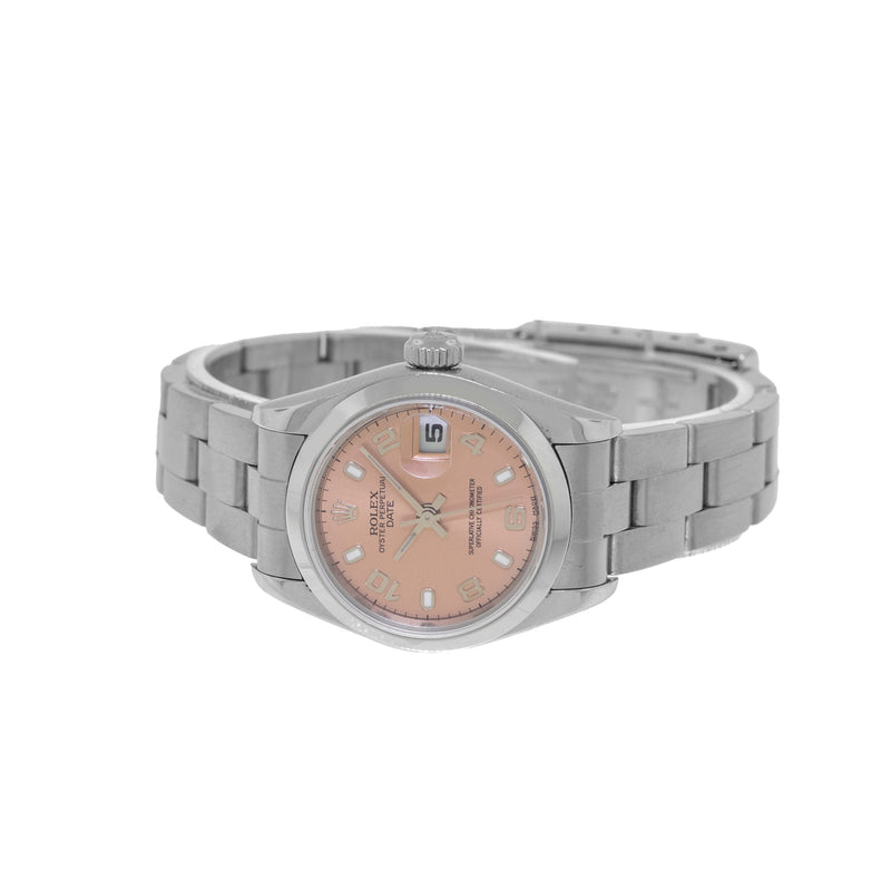 Rolex Datejust 26mm Stainless Steel Pink Arabic Index Dial 79160-Da Vinci Fine Jewelry