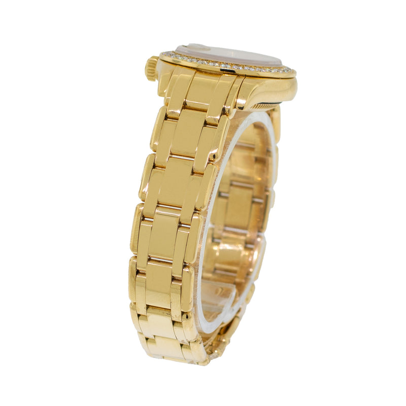 Rolex Pearlmaster Datejust 29mm Yellow Gold White MOP Diamond Dial & Diamond Bezel 80298-Da Vinci Fine Jewelry