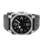 Bell & Ross BR 0392 42mm Stainless Steel Black Arabic Dial BR0392-BLC-ST-Da Vinci Fine Jewelry