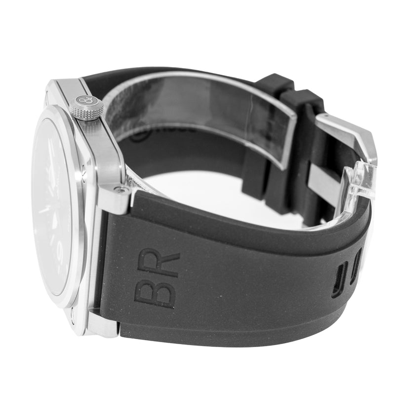 Bell & Ross BR 0392 42mm Stainless Steel Black Arabic Dial BR0392-BLC-ST-Da Vinci Fine Jewelry