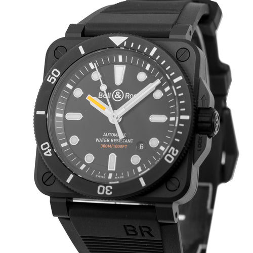 Bell & Ross BR 0392 42mm Ceramic Black Dial BR0392-D-BL-CE/SRB-Da Vinci Fine Jewelry