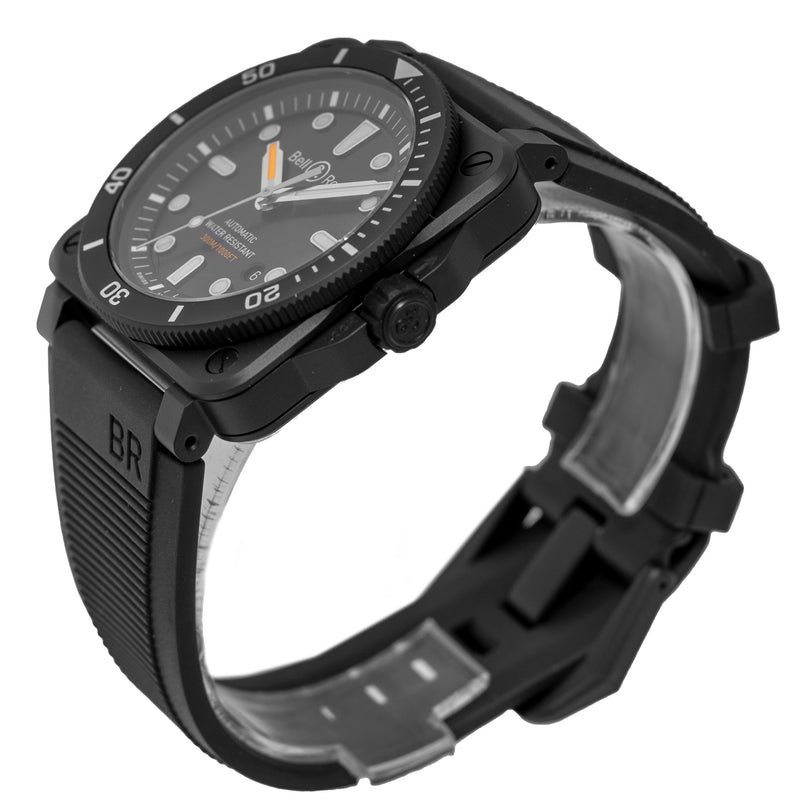 Bell & Ross BR 0392 42mm Ceramic Black Dial BR0392-D-BL-CE/SRB-Da Vinci Fine Jewelry