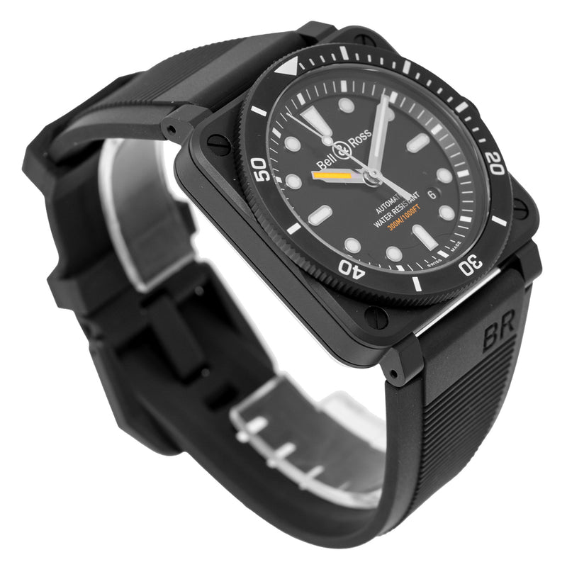 Bell & Ross BR 0392 42mm Ceramic Black Dial BR0392-D-BL-CE/SRB-Da Vinci Fine Jewelry