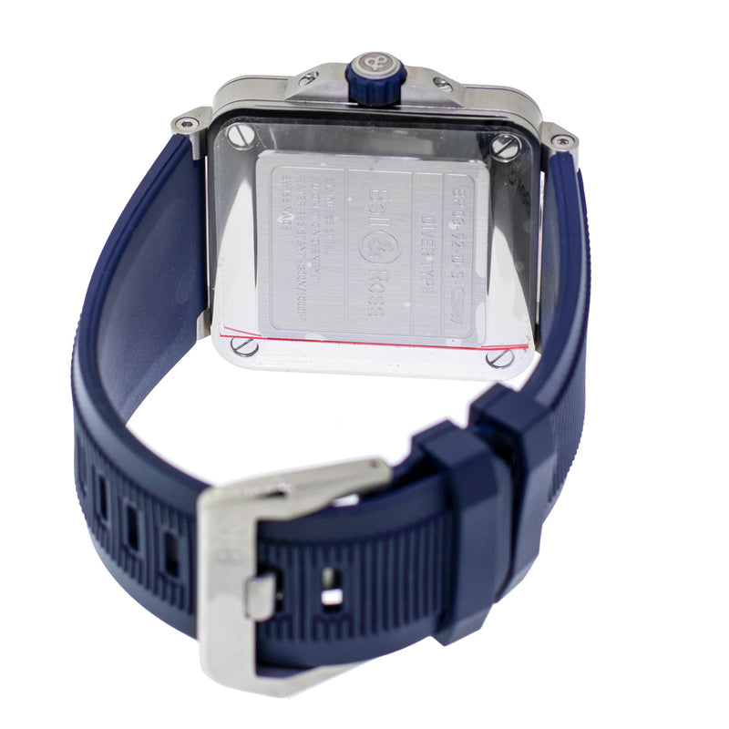 Bell & Ross BR 0392 42mm Stainless Steel Blue Dial BR0392-D-BLU-ST/SRB-Da Vinci Fine Jewelry