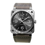 Bell & Ross BR 0392 42mm Stainless Steel Gray Dial BR0392-GC3-ST/SCA-Da Vinci Fine Jewelry
