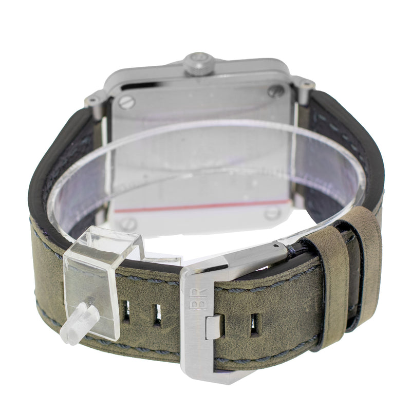 Bell & Ross BR 0392 42mm Stainless Steel Gray Dial BR0392-GC3-ST/SCA-Da Vinci Fine Jewelry