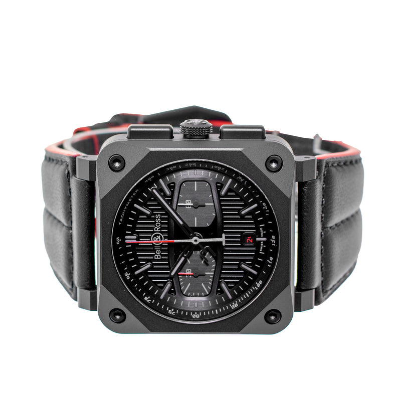 Bell & Ross BR 03 Chrono BlackTrack 42mm Ceramic Black Dial BR0394-BTR-CE/SRB Limited Edition-Da Vinci Fine Jewelry