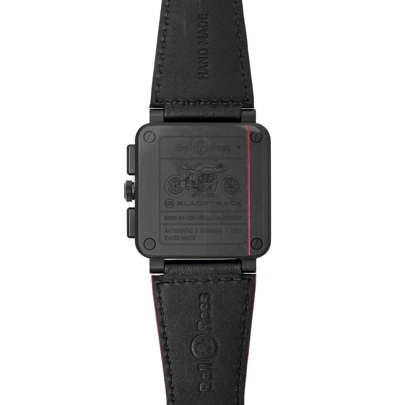 Bell & Ross BR 03 Chrono BlackTrack 42mm Ceramic Black Dial BR0394-BTR-CE/SRB Limited Edition-Da Vinci Fine Jewelry