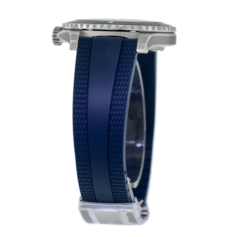 Breitling Superocean 44mm Stainless Steel Blue Index Dial Black Bezel A17376-Da Vinci Fine Jewelry