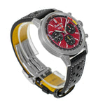 Breitling Top Time Chevrolet Corvette 41mm Stainless Steel Red Index Dial AB0176-Da Vinci Fine Jewelry