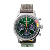 Breitling Top Time Ford Mustang 41mm Stainless Steel Green Index Dial AB0176-Da Vinci Fine Jewelry