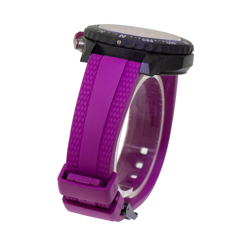 Breitling Endurance Pro 38mm Breitlight® Black Arabic Dial Black and Purple Bezel X83310-Da Vinci Fine Jewelry