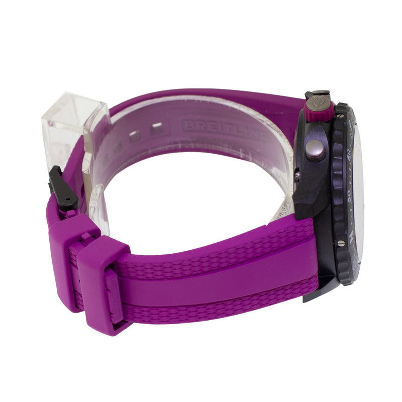 Breitling Endurance Pro 38mm Breitlight® Black Arabic Dial Black and Purple Bezel X83310-Da Vinci Fine Jewelry