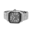 Cartier Santos 40mm Stainless Steel and ADLC Grey Roman Dial WSSA0037-Da Vinci Fine Jewelry