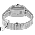 Cartier Santos 40mm Stainless Steel and ADLC Grey Roman Dial WSSA0037-Da Vinci Fine Jewelry