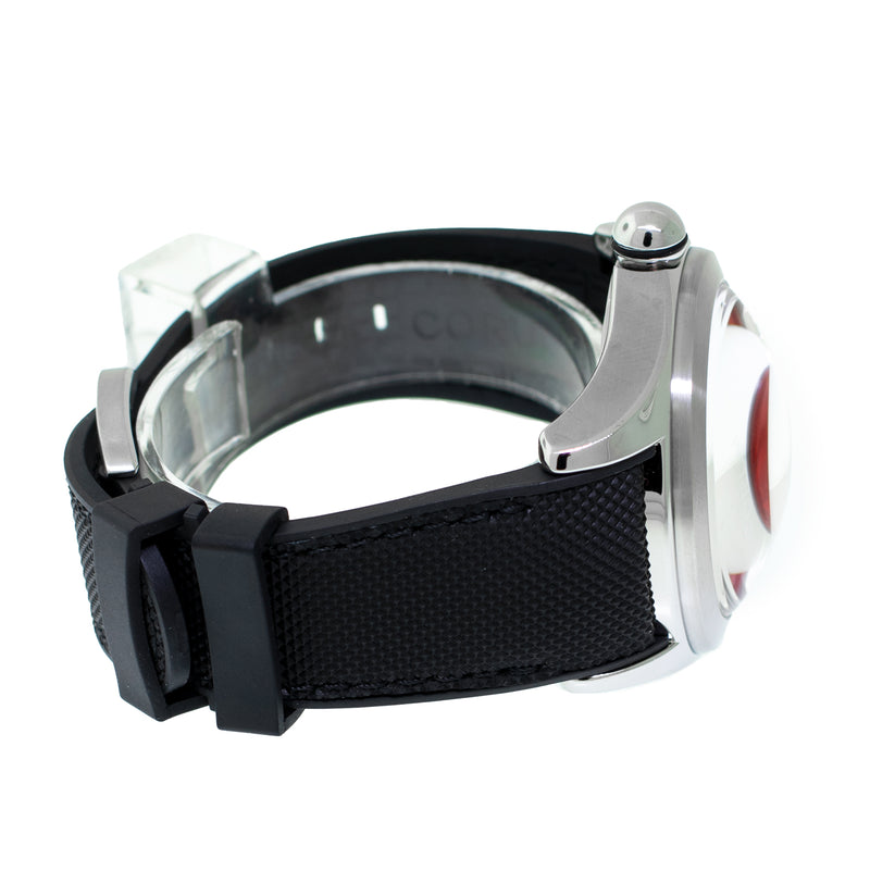 Corum Bubble 42mm Red STOP Dial L082/03232 Limited Edition-Da Vinci Fine Jewelry