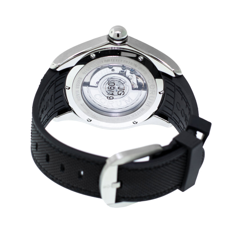 Corum Bubble 42mm Red STOP Dial L082/03232 Limited Edition-Da Vinci Fine Jewelry