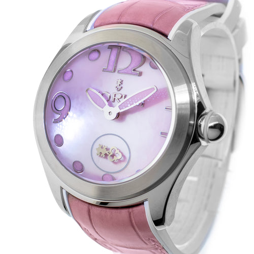 Corum Bubble 42mm Pink MOP Arabic Dial L295/03048-Da Vinci Fine Jewelry
