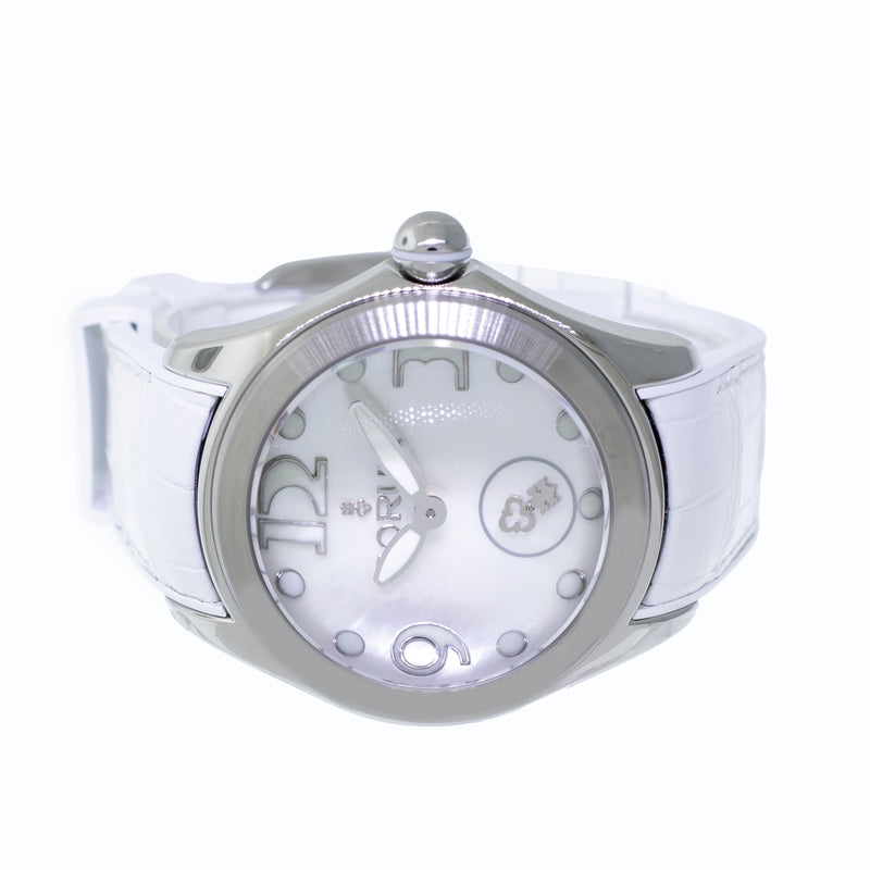 Corum Bubble 42mm White MOP Arabic Dial L295/03049-Da Vinci Fine Jewelry