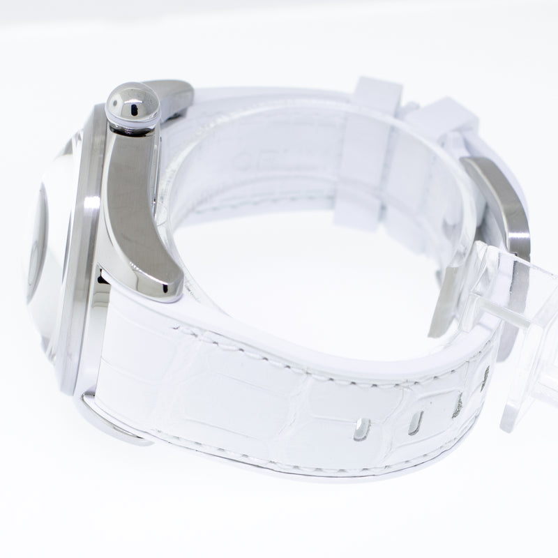Corum Bubble 42mm White MOP Arabic Dial L295/03049-Da Vinci Fine Jewelry