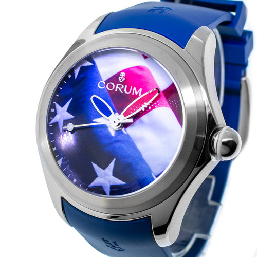 Corum Bubble 52mm Titanium US Flag Dial L403/03247 Limited Edition-Da Vinci Fine Jewelry