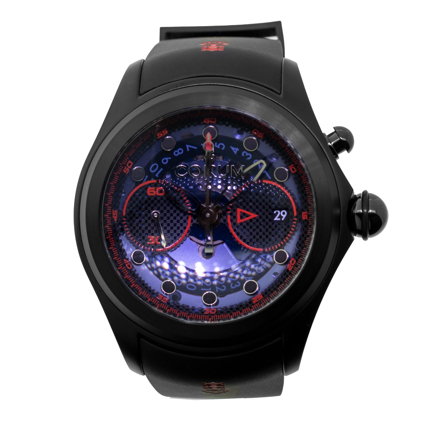 Corum Bubble 52mm Titanium Blue Dial L261/03309 Limited Edition